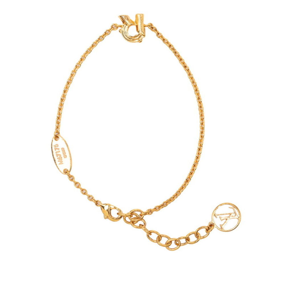 LOUIS VUITTON Gold Charm Bracelet - Picture 3 of 7